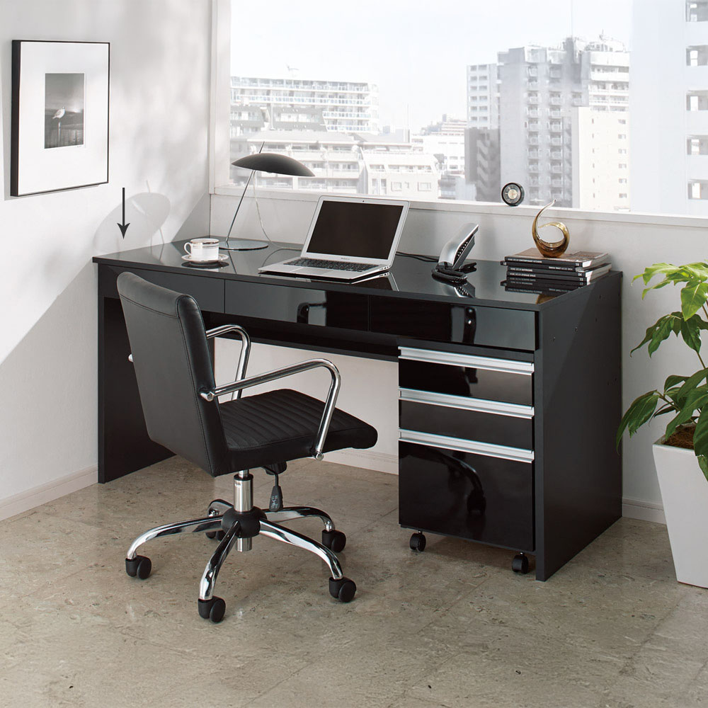 楽天市場】【ランキング1位獲得】デスク 最大210cm幅 鏡面 パソコン