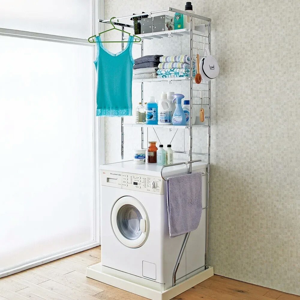 楽天市場】＼レビュー記入で1000円OFFクーポン／ 洗濯機ラック