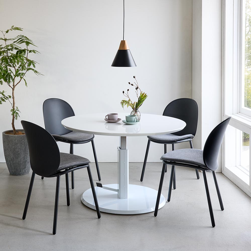 楽天市場】丸テーブル 昇降式 80cm リフティングテーブル 昇降式