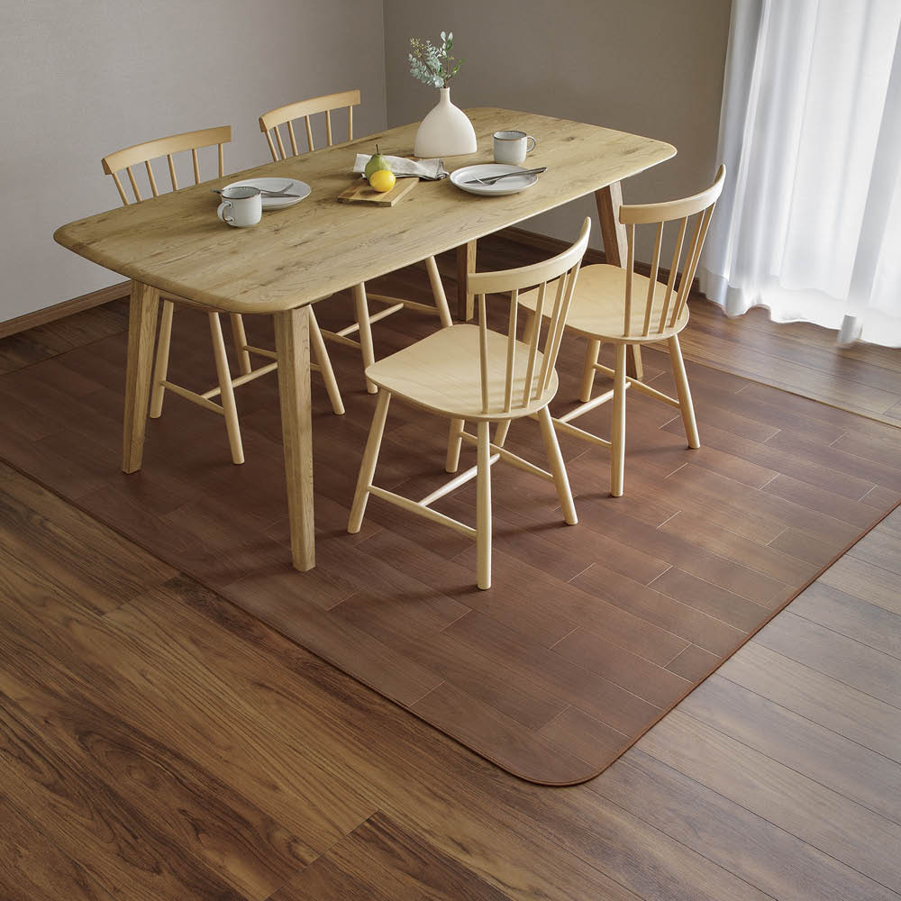 ≪約180&times;220cm≫ サンゲツ クッションフロア ダイニングラグ ラグ 絨毯 カーペット マット 654802 ＼LINE友だち登録でクーポン／｜ディノス家具 店