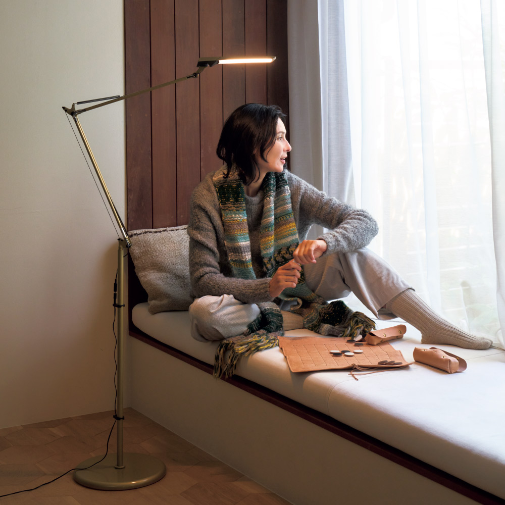 スワン電器　フロアライト　モダンデザイン　アーム　ランプ　日本製　ワーク 楽天市場】SWAN スワン電器 FLOOR STAND For EXARM エグザーム用