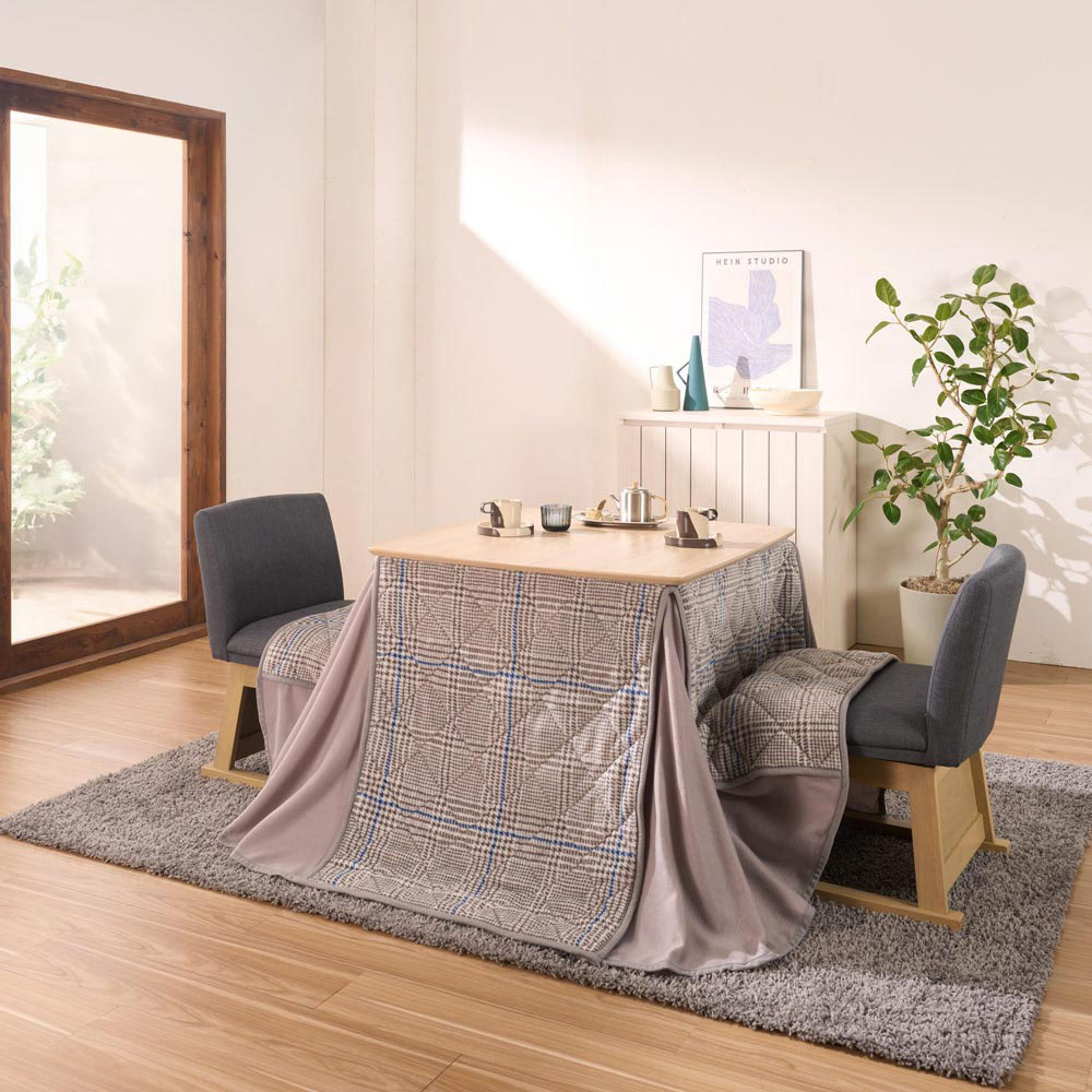 北欧風ナチュラルダイニングこたつシリーズ フランネルこたつ掛け布団 80cm×80cm用 こたつ布団 こたつ 611321 ＼LINE友だち登録でクーポン／