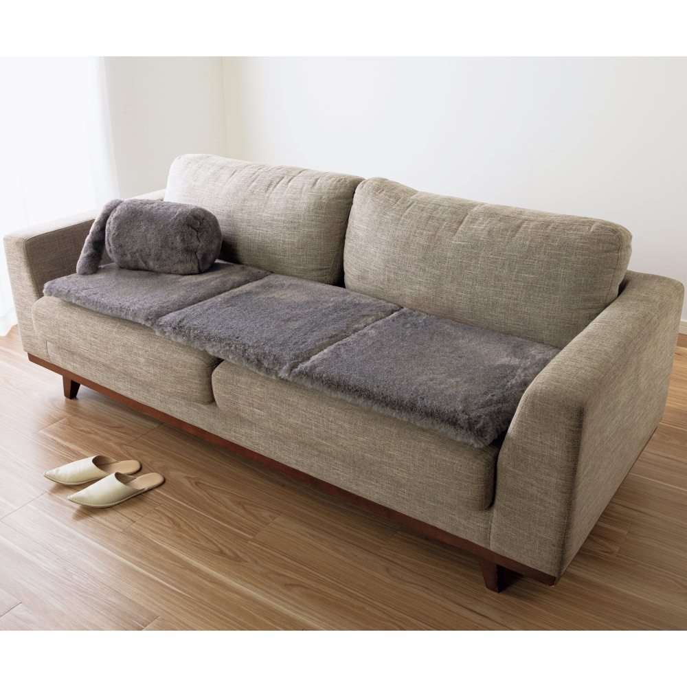 【最大8000円OFFクーポン 4月10日迄】 ≪約50×100cm≫ ソファにも対応 ファー調こたつシリーズ ふかふかマルチパッド 椅子 カバー類 611134 ＼LINE友だち登録でクーポン／