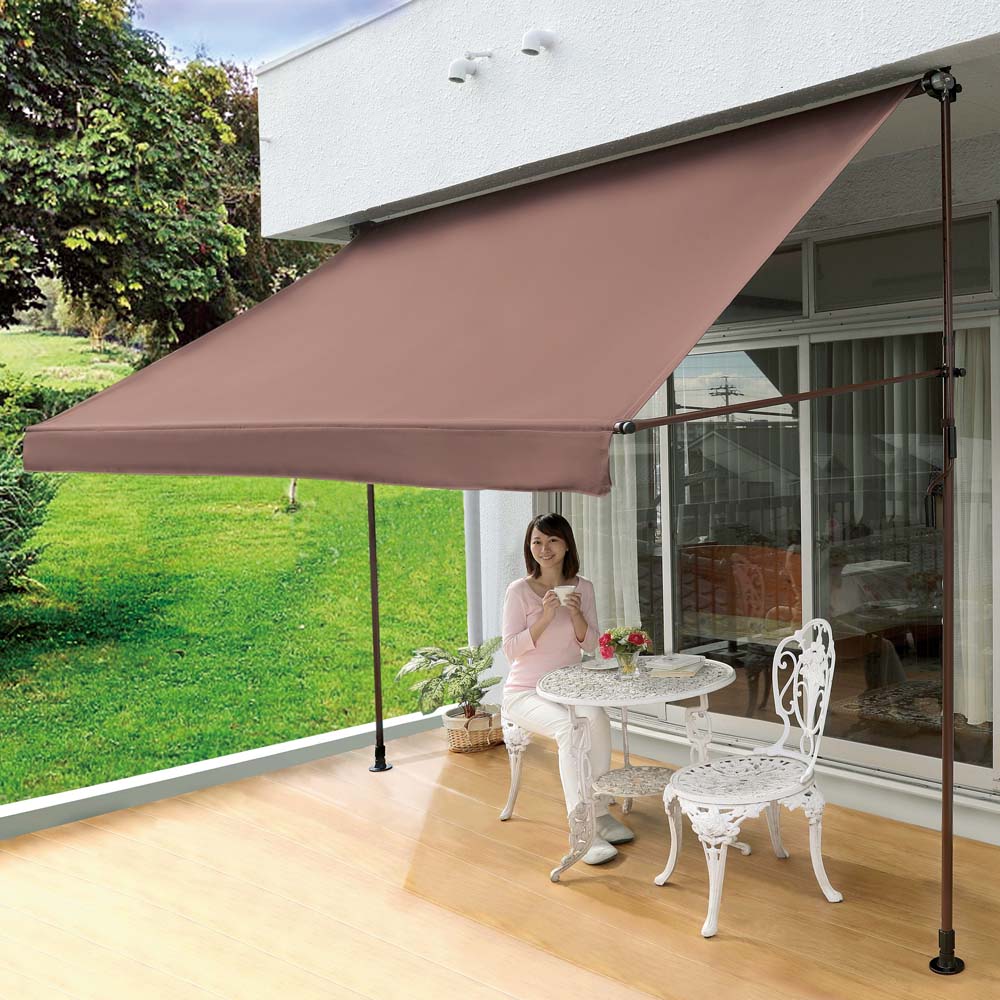 ガーデニング 御花 ガーデニング使い処項目 エクステリア ブラインド 庭園パラソル 物干し柱 隠匿前部帷帳幸運 突支い棒雨覆い 本体範囲3cm Lr0708 Zozz Org