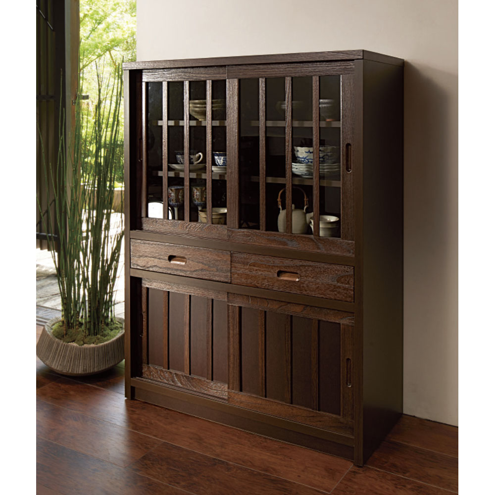 E2　欅 水屋 箪笥 E2 欅 水屋 箪笥 - メルカリ