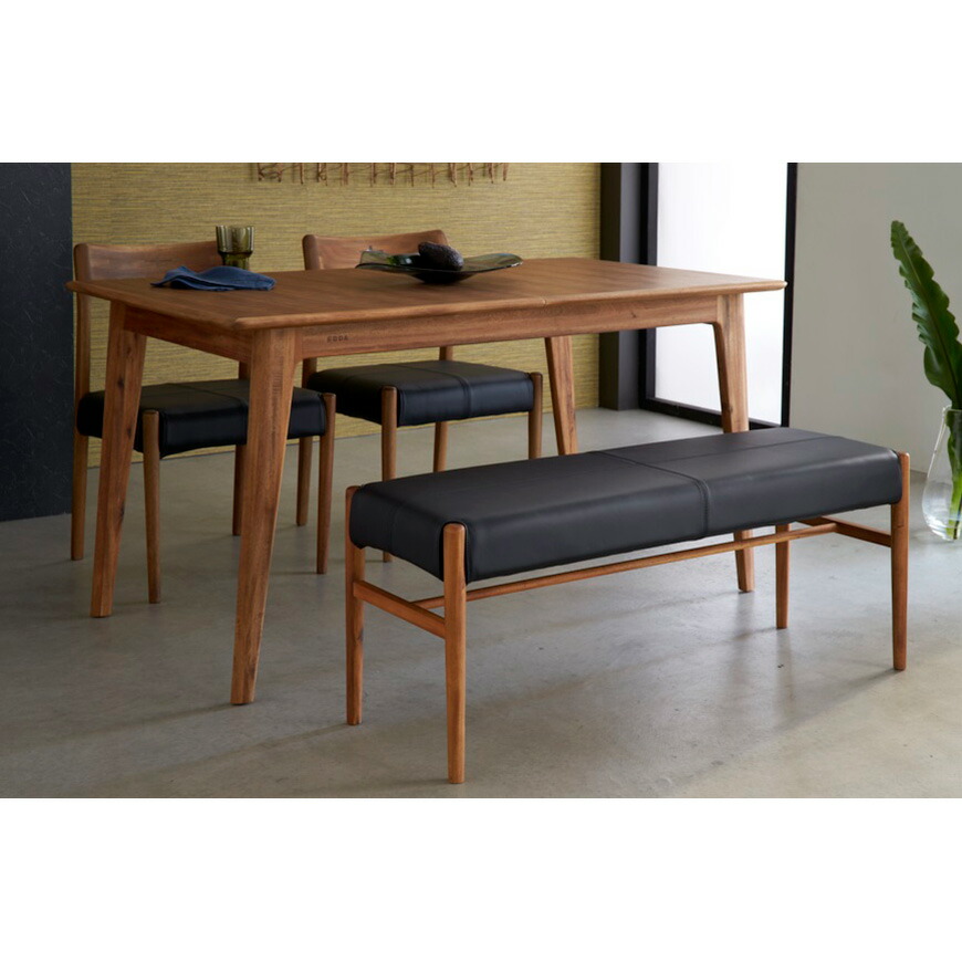 家具 収納 テーブル 机 ダイニングセット ダイニングテーブルセット Edda エッダ ダイニングシリーズ レザー 4点セット 伸長式テーブル ダイニングチェア2脚組 ベンチ H Andapt Com 家具 収納 テーブル 机 ダイニングセット ダイニングテーブルセット Edda エッダ ダイニングシリーズ レザー 4点セット 伸長式テーブル ダイニングチェア2脚組 ベンチ H Andapt Com
