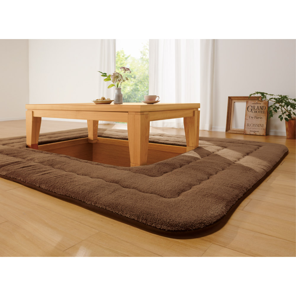 【最大8000円OFFクーポン 4月10日迄】 ≪【長方形・大】190×260cm≫ もこふわマイクロファイバーのシープ調ふっくらこたつシリーズ 堀りこたつ敷き布団 こたつ敷布団 こたつ 611172 ＼LINE友だち登録でクーポン／