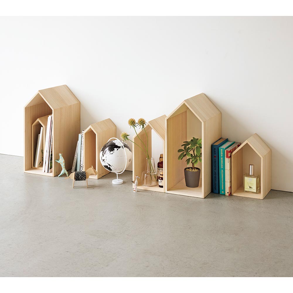 インテリア雑貨 日用品 置物 オブジェ 花瓶 H 最新な エンド ブックハウス 本の家 増田桐箱