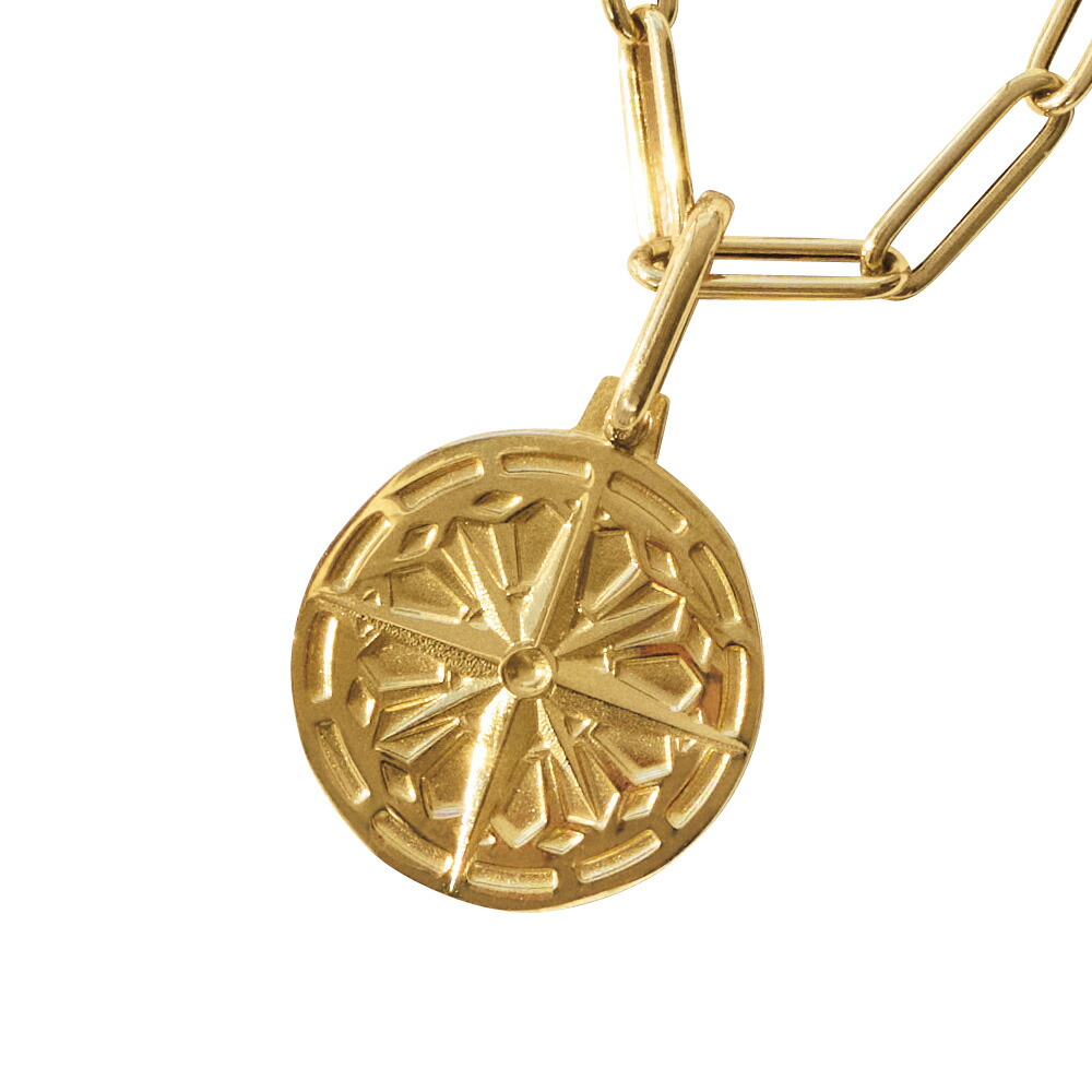 楽天市場】ウノアエレ ペンダントトップ K18YG ライオン 獅子 コイン風