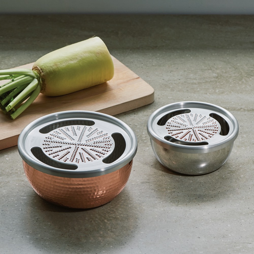 【クーポン10％OFF 4/17 9：59迄】 おろし部分が純銅のおろし器 純銅器 直径13高さ6cm キッチンツール KR0781 ＼LINE友だち登録でクーポン／