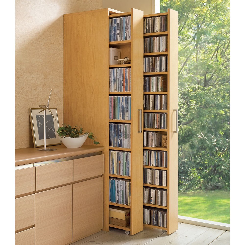 楽天市場】1cmピッチ スライド式すき間収納ワゴン 11段3列セット （CD