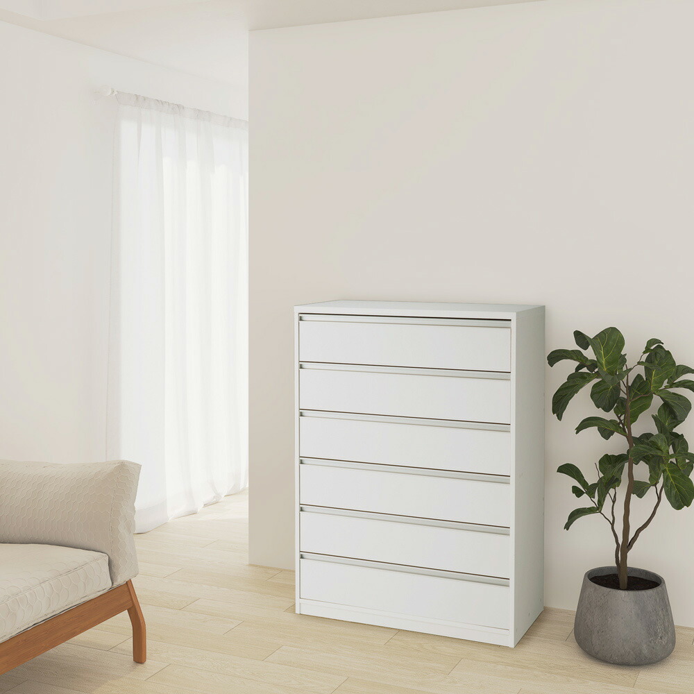 新品 ディノス 隠しキャスター付きワイドチェスト 幅120 6段 気軽に動かせる隠しキャスター付きワイドクローゼットチェスト 幅120cm