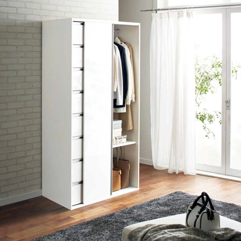 楽天市場】【オシャレな北欧風デザイン】天然木調 引き戸クローゼット