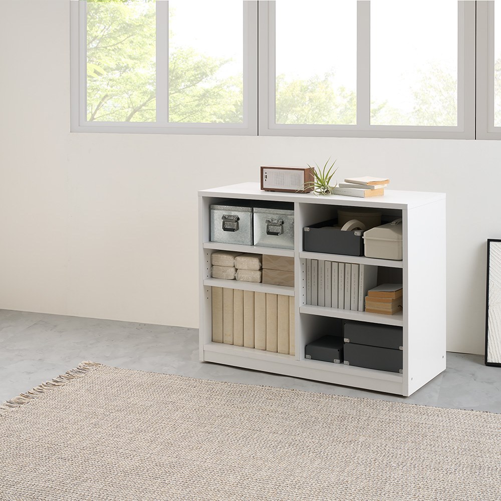 【未使用】定価35,700円隠せるシェルフ木目調完成品　キャスター付　ディノス 楽天市場】＼最大7000円オフクーポン 9月24日1：59まで／ 隠し