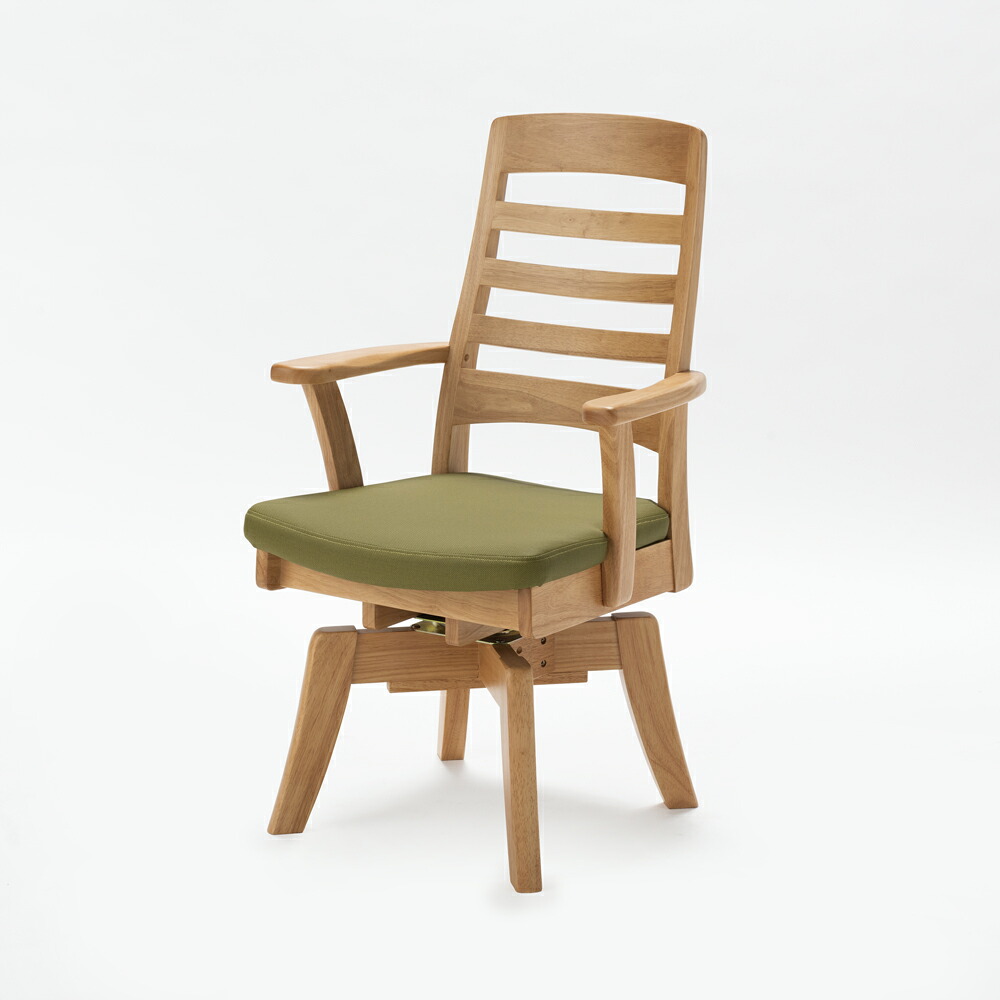 角丸優しいテーブルダイニングシリーズ 回転アームチェア 回転椅子 椅子 チェア 628810 ＼LINE友だち登録でクーポン／｜ディノス店