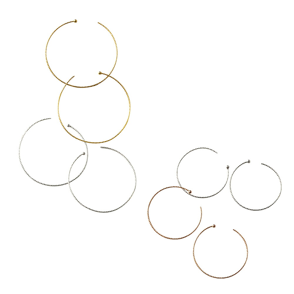 ≪40mm≫ K10 カットフープ ピアス ゴールド製 ジュエリー アクセサリー 147306 \LINE友だち登録でクーポン/|ディノス店