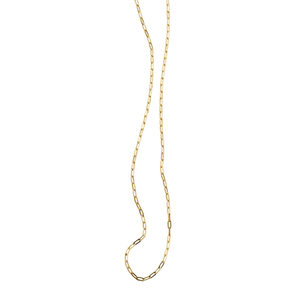 【クーポン10％OFF 4/10迄】 ≪45cm≫ K18 ペーパークリップ ネックレス ゴールド製 ジュエリー アクセサリー J09301 ＼LINE友だち登録でクーポン／