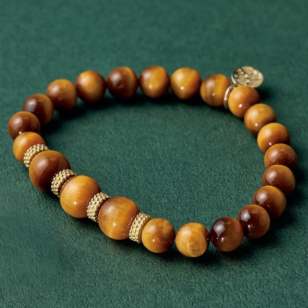 Hilary Joy Couture/ヒラリージョイ SV タイガーアイ ブレスレット シルバー製 ジュエリー アクセサリー J01006 ＼LINE友だち登録でクーポン／｜ディノス店