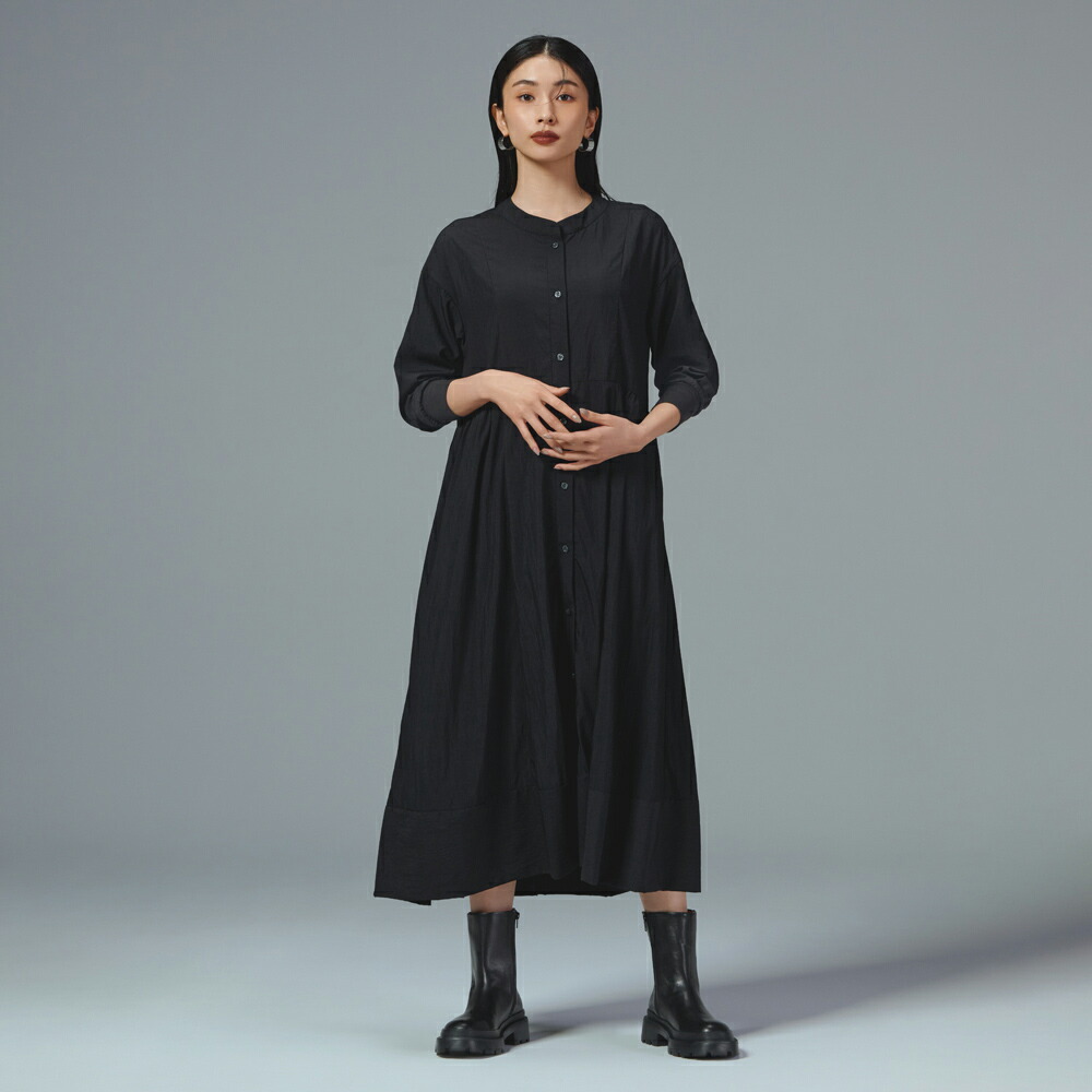 楽天市場】刺しゅう使い レイヤード風 チュニック 長袖 七分袖