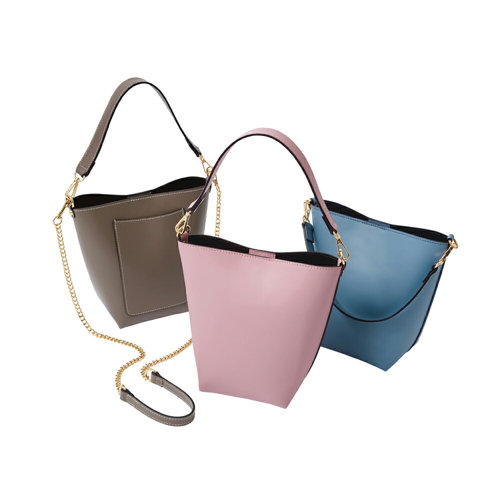 M Rose/エンメローズ レザーショルダーバッグ（イタリア製） バッグ