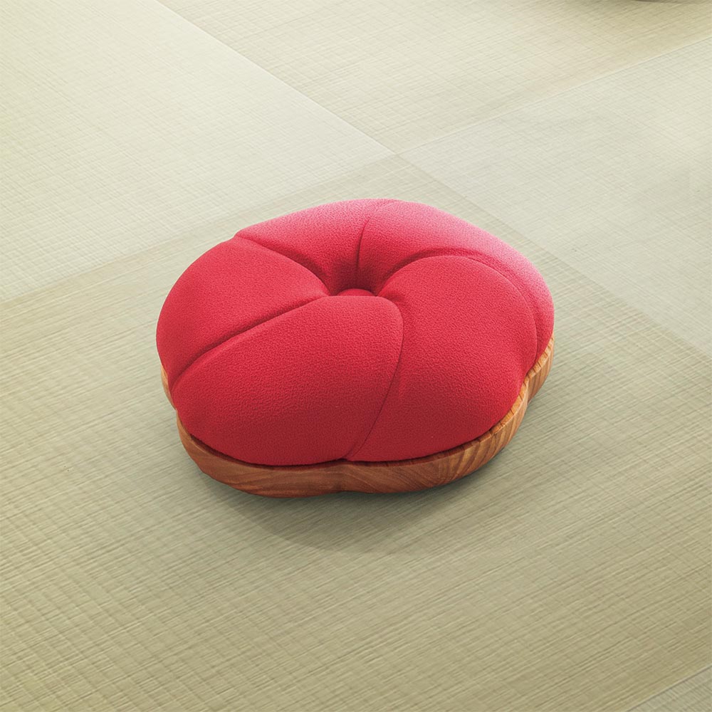 センダン天然木モナカシリーズ フロアクッション 梅 高さ13cm幅37cm奥行37cm カバー類 62635F ＼LINE友だち登録でクーポン／