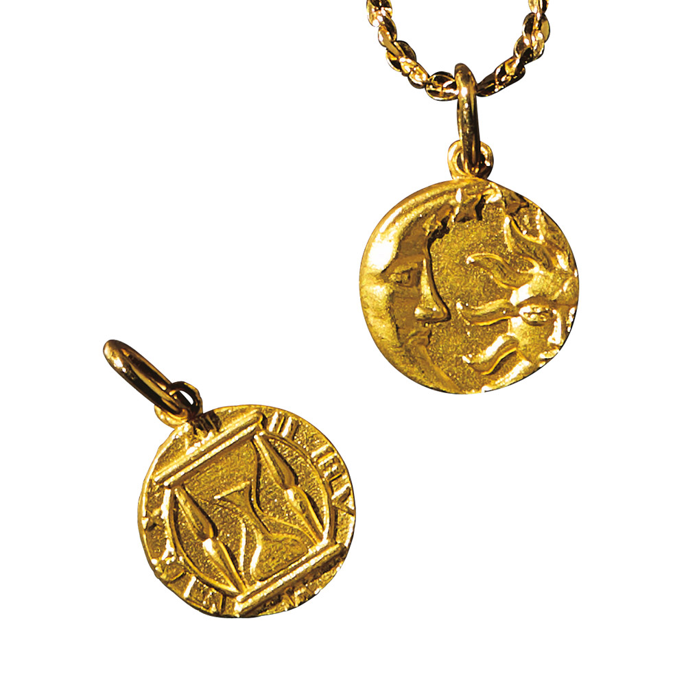 純金 太陽と月コイン ペンダントヘッド ペンダントトップ チャーム ジュエリー アクセサリー J07304 ＼LINE友だち登録でクーポン／