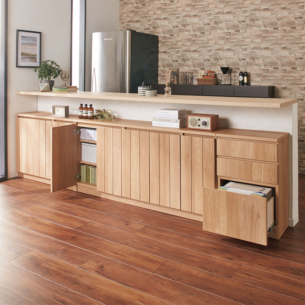 【最終値下げ・送料込・3月末まで】ディノス　キッチンカウンター下収納 Amazon｜ディノス キッチン収納 キッチンカウンター下収納 幅