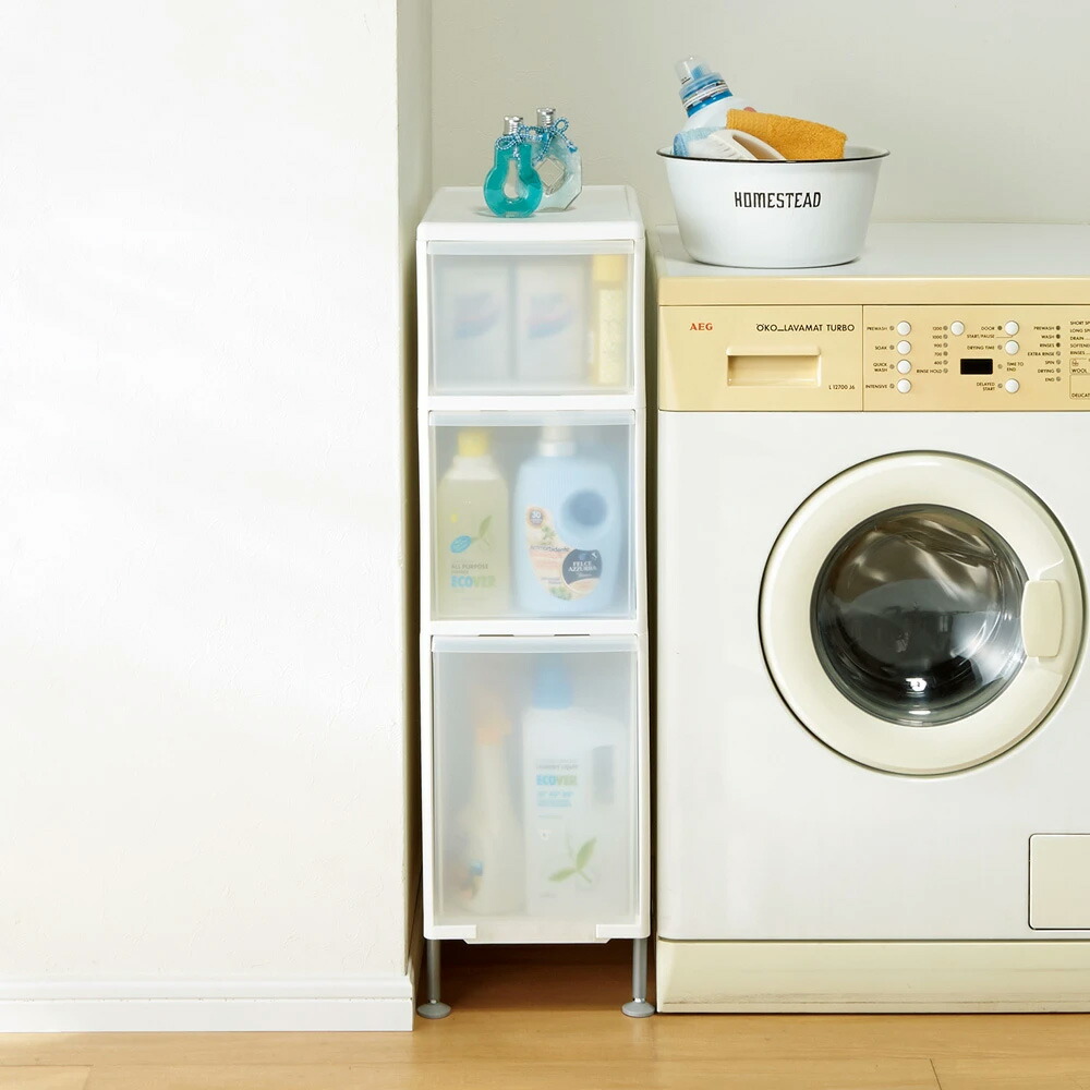 楽天市場】隙間収納 段差をまたげるすき間ストッカー2段 17cm