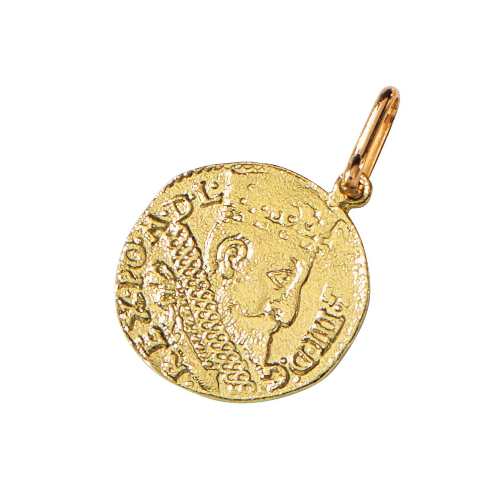 楽天市場】ウノアエレ ペンダントトップ K18YG 弓矢 アーチャー コイン