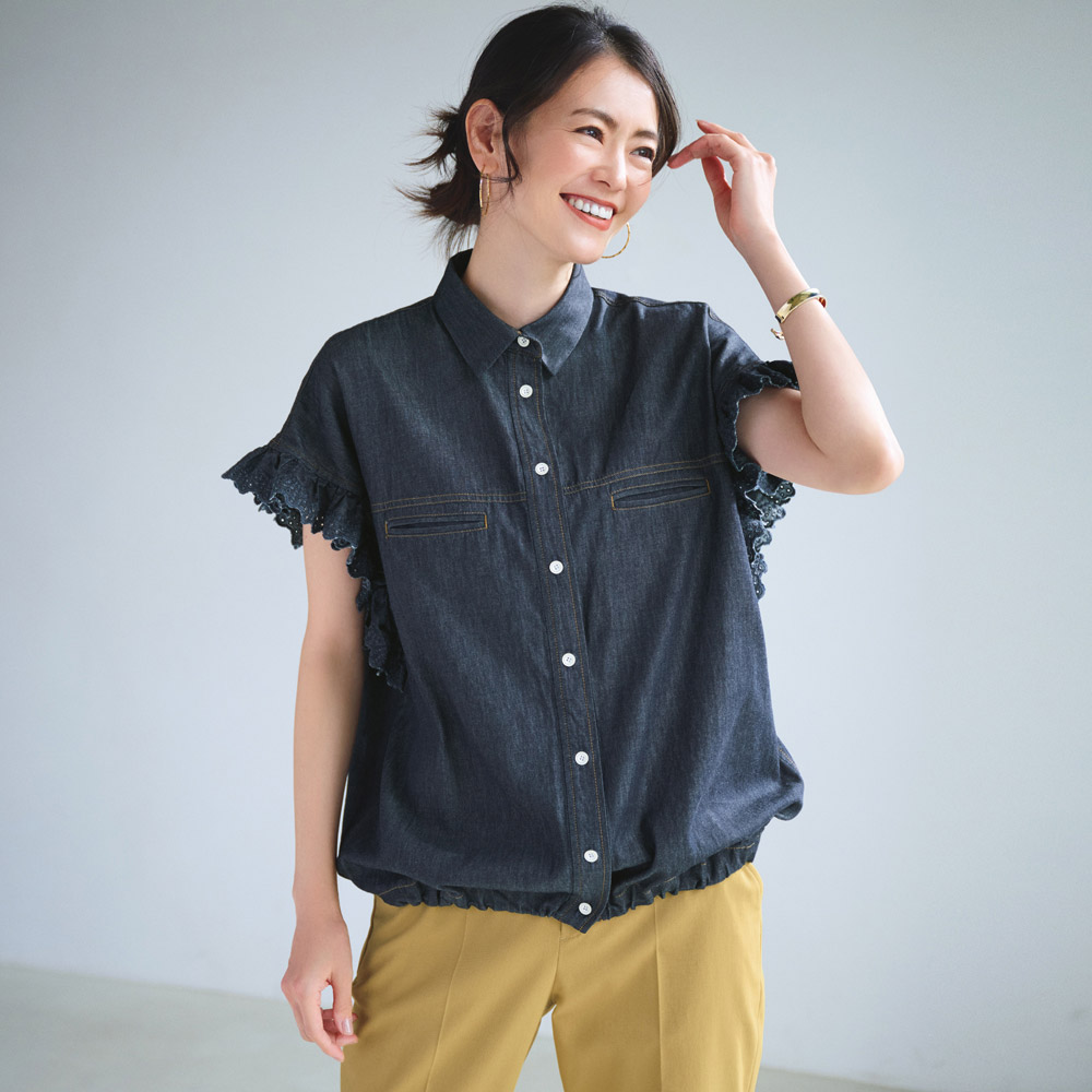 美シルエット フレンチリネンシャツ トップス シャツ ブラウス 355401 楽天市場】シャツ ブラウス トップス 美シルエット フレンチ