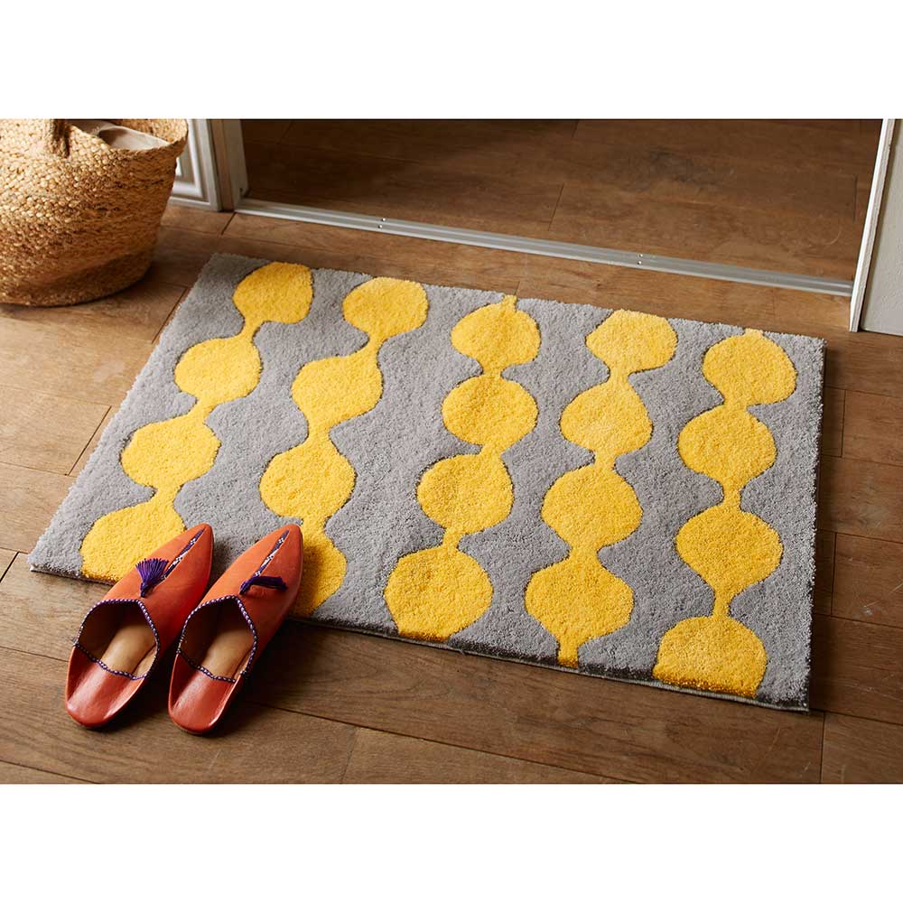 ≪約55cm×85cm≫ Finlayson PAMPULA/フィンレイソン パンプーラ フック織マット 玄関マット カーペット ラグ マット H03706 \LINE友だち登録でクーポン/|ディノス店