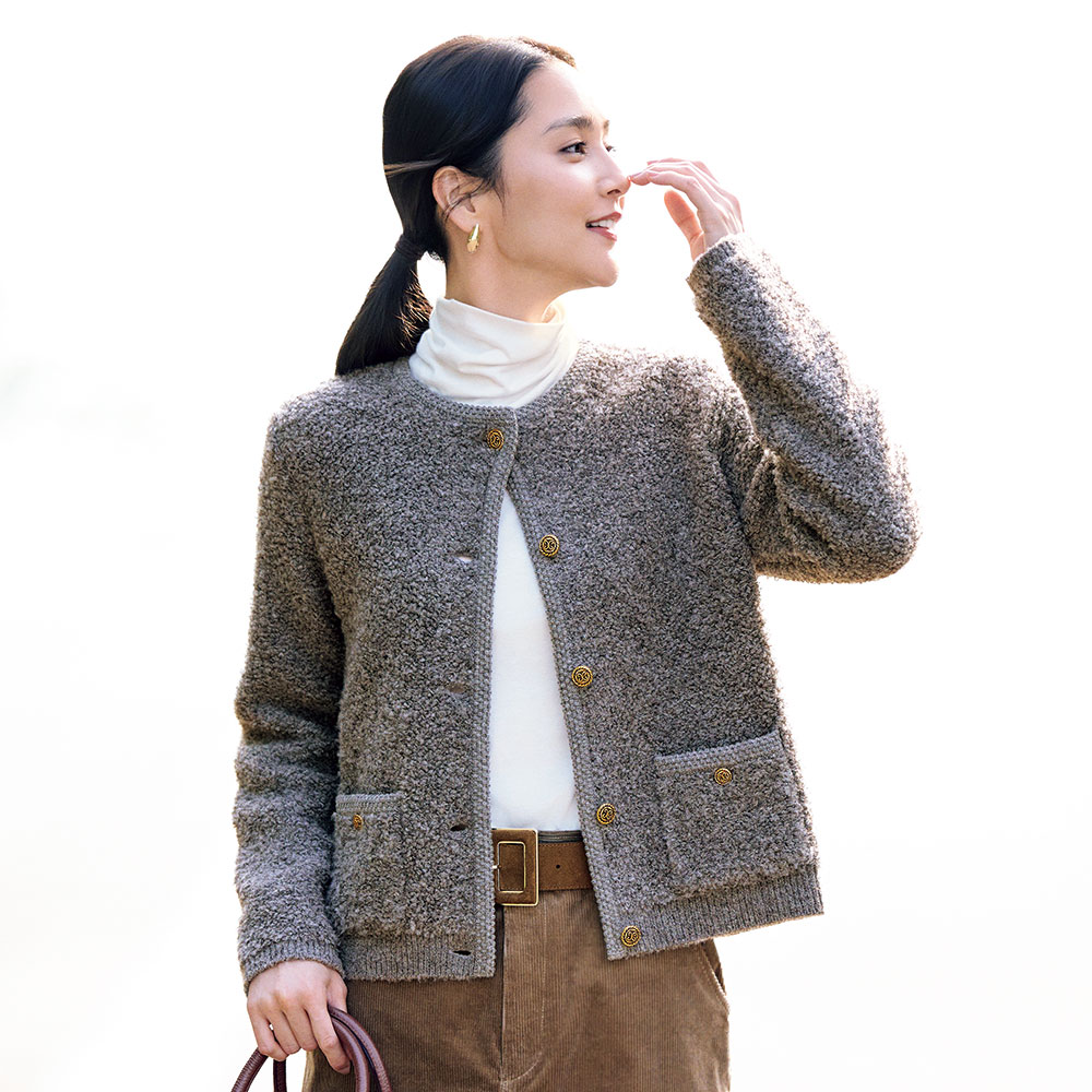 ラメ入りモール糸 ニット カーディガン ニット セーター ニットカーディガン 103102 楽天市場】ラメ入りモール糸 ニット カーディガン ニットカーディガン