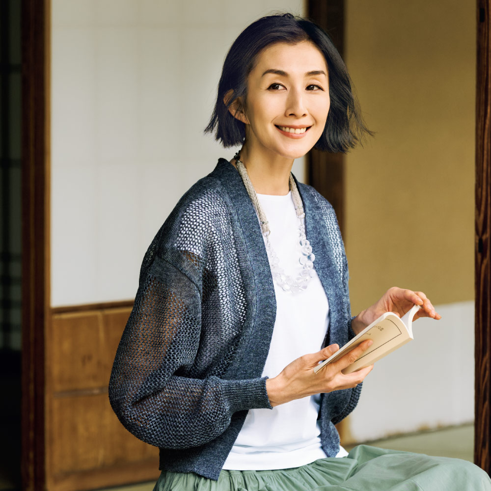 リネン混 メッシュ編み ボレロカーディガン サマーニット ニット セーター 195501 ＼LINE友だち登録でクーポン／｜ディノス店