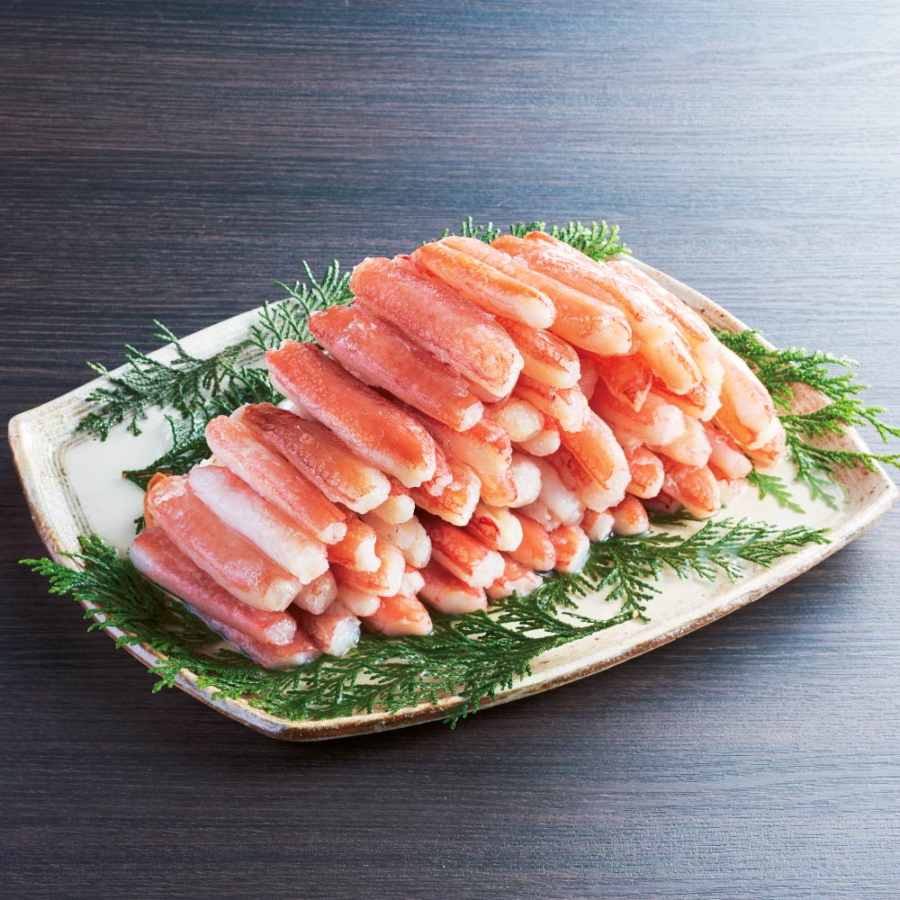 【クーポン最大5千円OFF 4/8迄】 生ずわいがに棒ポーション（折れ） 1kg カニ 魚 海産物 FJ0548 ＼LINE友だち登録でクーポン／