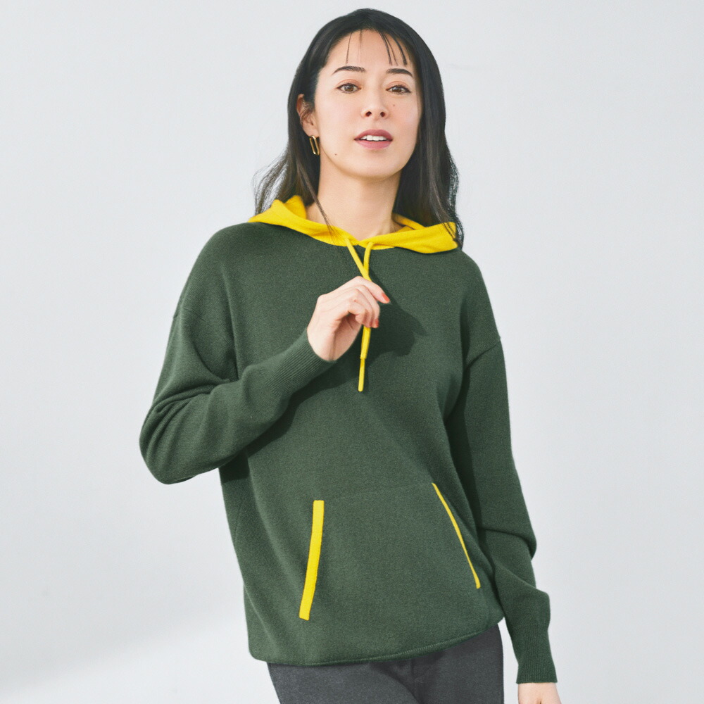 楽天市場】[アミアズ]JALオリジナル カシミヤ100％裏毛パーカー（ユニ