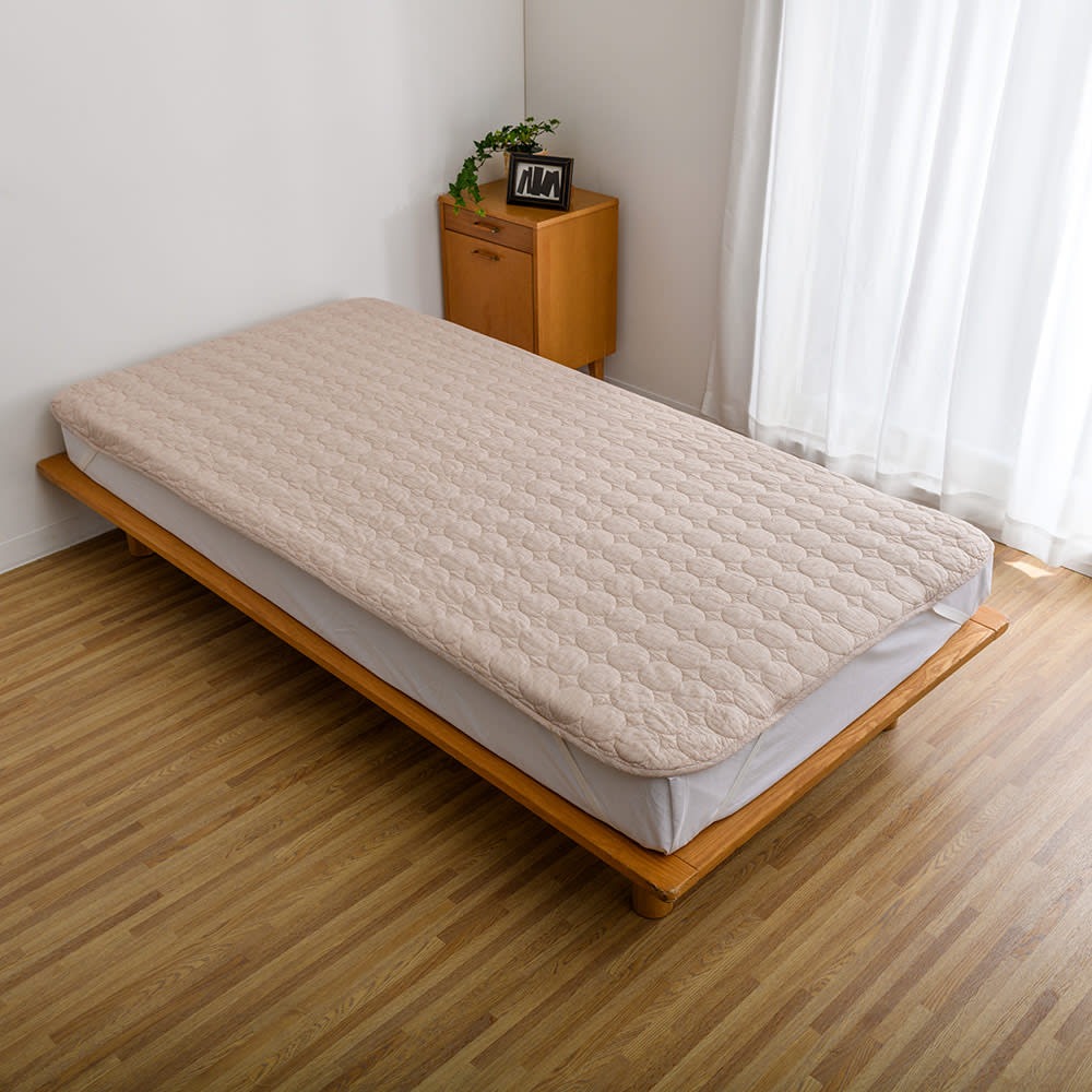 【クーポン10％OFF 4/10迄】 ≪ダブルロング｜約140×210cm≫ パシーマ（R）EX 先染め 敷きパッド 敷きパッド ベッドパッド 624119 ＼LINE友だち登録でクーポン／