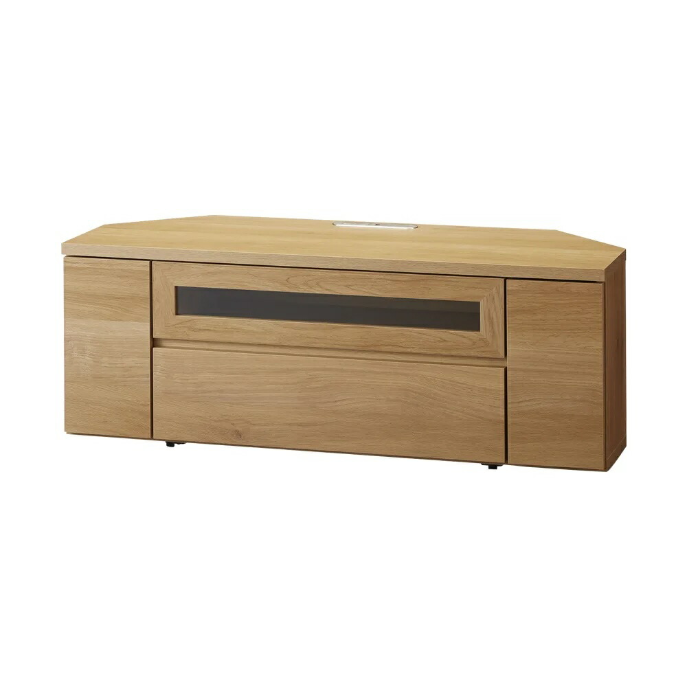 ディノス家具/隠しキャスター付きコーナーテレビ台 幅120.5cm コーナーテレビ台 幅120.5高さ36.5cm キャスター付き 【Remonte