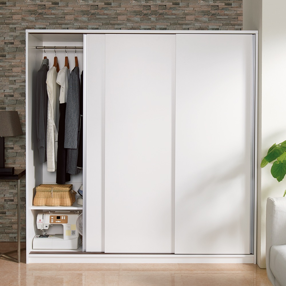 【専用】ディノス ワードローブ ホワイト 120cm x 180cm 日本製】シンプルスタイルワードローブ上置き（高さ1cm単位オーダー