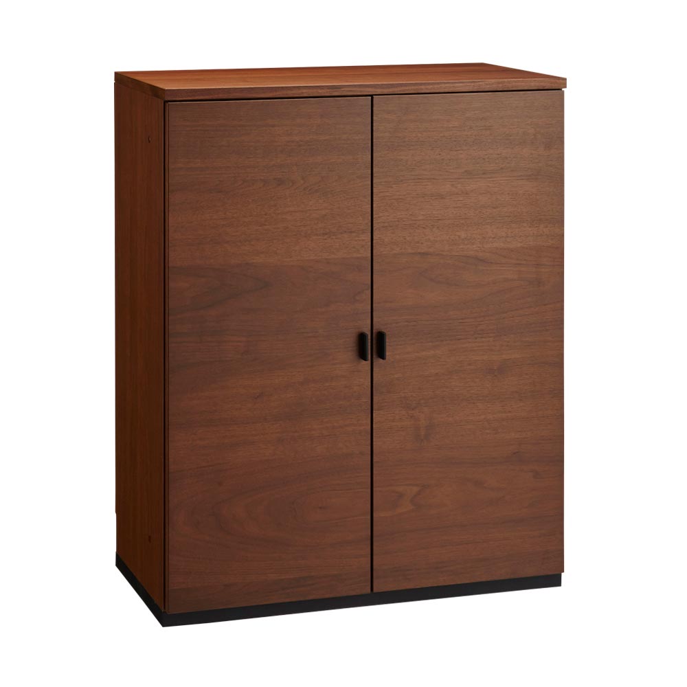 【クーポン最大5千円OFF 4/8迄】 Sorrento/ソレント リビングキャビネット 幅76高さ95cm 板扉 キャビネット リビングボード リビング収納 H93608 ＼LINE友だち登録でクーポン／