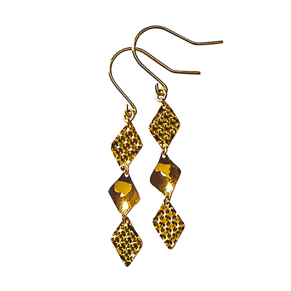 【クーポン10％OFF 4/10迄】 純金 デザインピアス ゴールド製 ジュエリー アクセサリー J08906 ＼LINE友だち登録でクーポン／