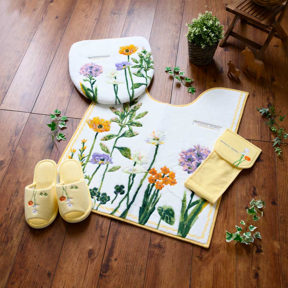 海外輸入 楽天市場 インテリア雑貨 日用品 バス用品 トイレ用品 トイレマット 便座カバー ボタニカルトイレタリー4点セット 大判 Wn1664 ディノス楽天市場店 楽天市場 Dfilogistics Co Id