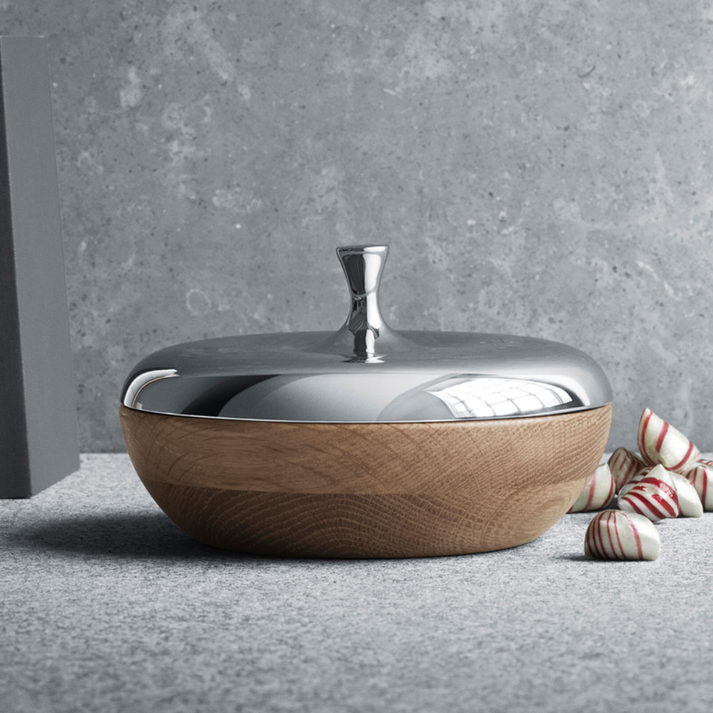   ジョージジェンセン ボンボニエール 小物入 Georg Jensen ジョージジェンセン ボンボニエール HK ターナップ