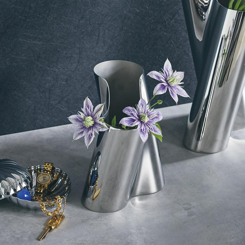 楽天市場】ジョージジェンセン フラワーベース M 22cm ブルーム