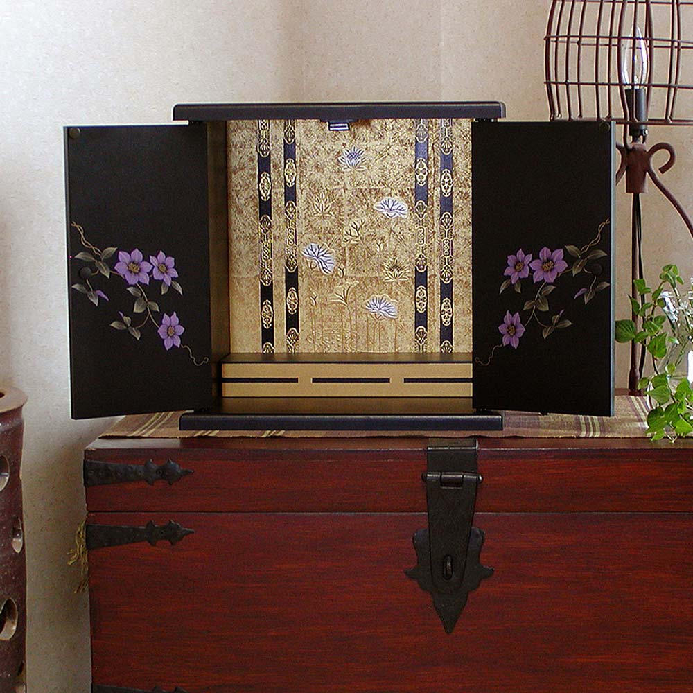 市場 家具 仏壇仏具 収納 漆器ミニ仏壇 市場 家具 仏壇仏具 収納 漆器ミニ仏壇