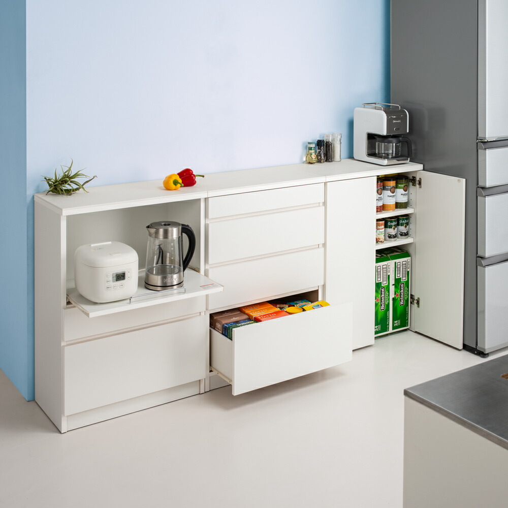 激安ブランド 家具 収納 キッチン収納 食器棚 キッチンカウンター カウンターワゴン 清潔に安心して使える 組み合わせ自在の薄型人工大理石天板カウンター 扉タイプ幅45cm Wat444 高速配送 Thehubprop Com Br