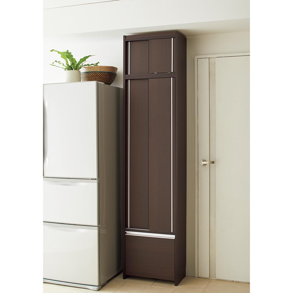 家具 収納 キッチン収納 食器棚 キッチンストッカー 食品ストッカー Rerve レルヴェ 壁面収納引き戸キッチンパントリー 奥行45cm幅60cm高さ180cm H Rvcconst Com