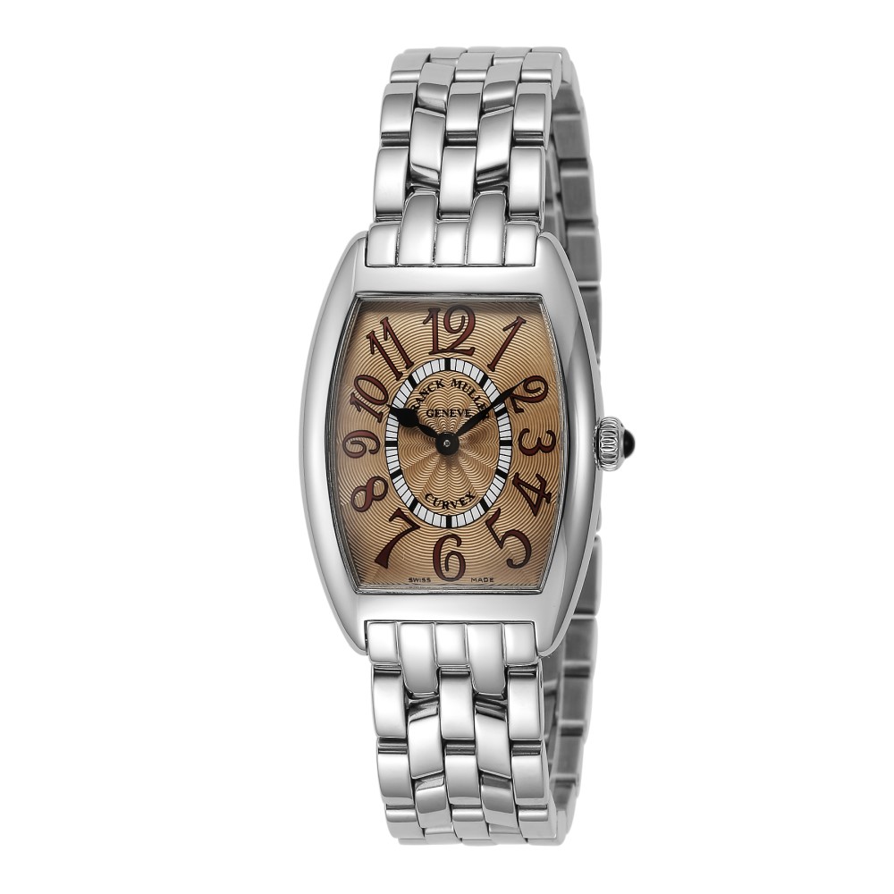 バッグ 靴 アクセサリー レディース腕時計 Franck Muller フランク ミュラー トノーカーベックス ブラウン 1752 B Qz Oac Bei R Tajikhome Com