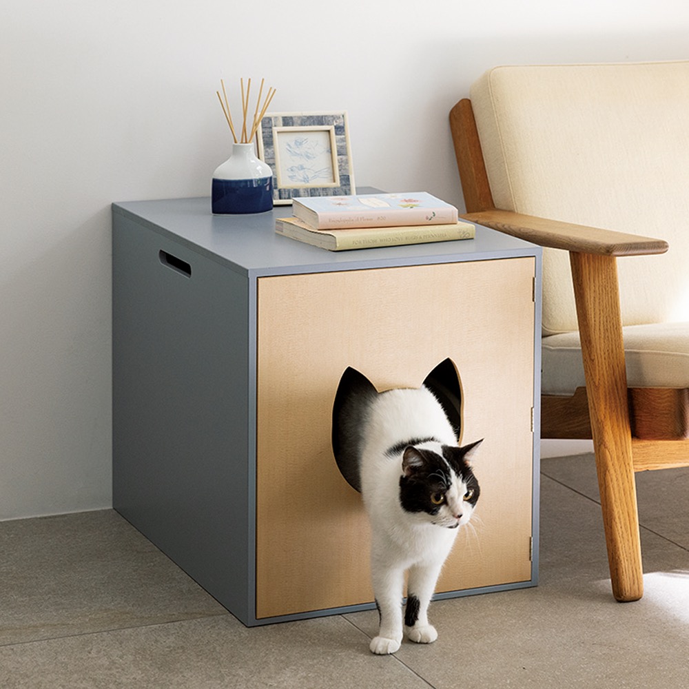 旅行用品 ホビー ペット ペット用品 猫家具 家具 収納 小物収納 収納ボックス 収納ケース ネコのトイレ収納カバー 5907 Timgroomarchitects Com