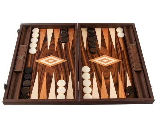 Manopoulos マノプロス 突っ張り パッチワーク バックギャモン BURL PATCHWORK Backgammon