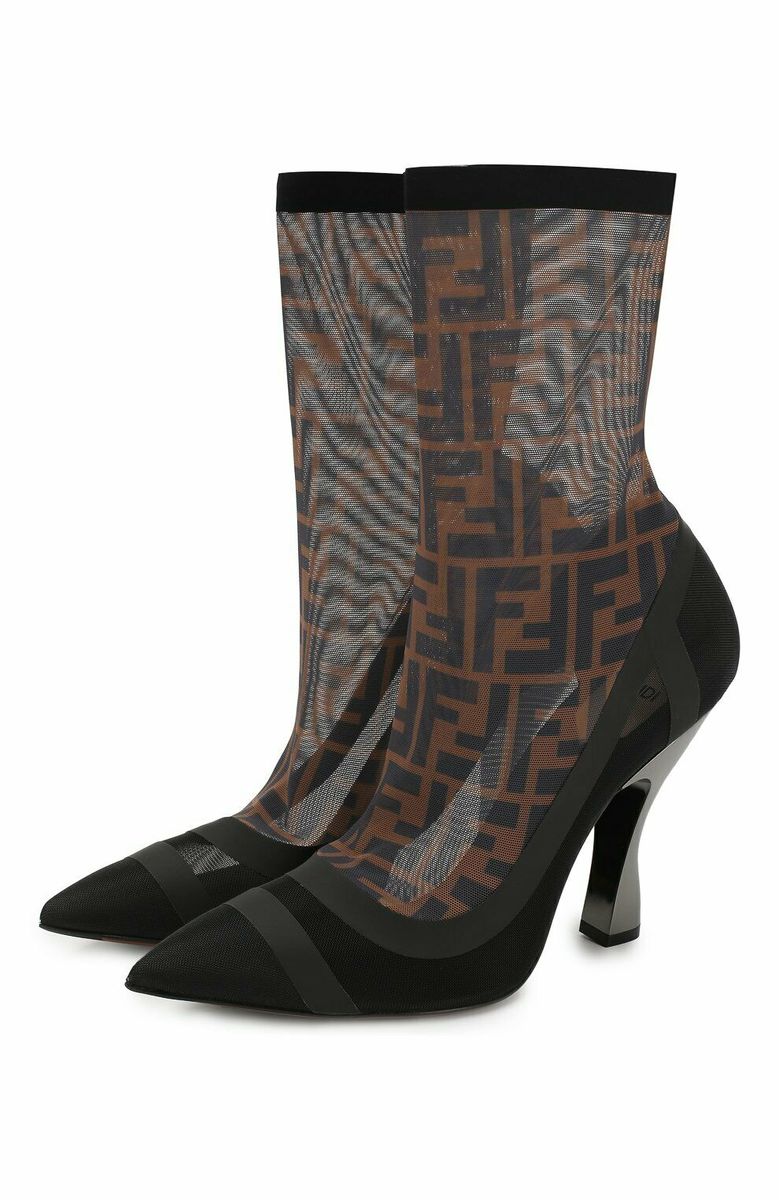 fendi sock ankle boots